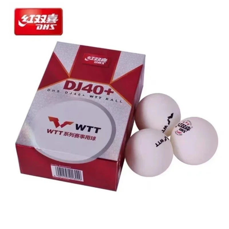 DHS WTT DJ40+ 3 star Seamed ABS Table Tennis BALL 6pcs/box