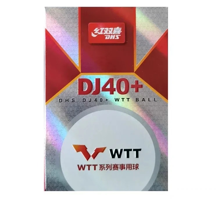 DHS WTT DJ40+ 3 star Seamed ABS Table Tennis BALL 6pcs/box